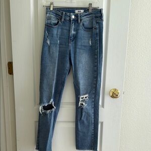 JBD Blue Denim Ripped Jeans!